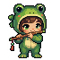 Frog Costume Flutist