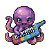 Octopus Keytarist