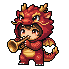 Dragon Costume Trumpeter